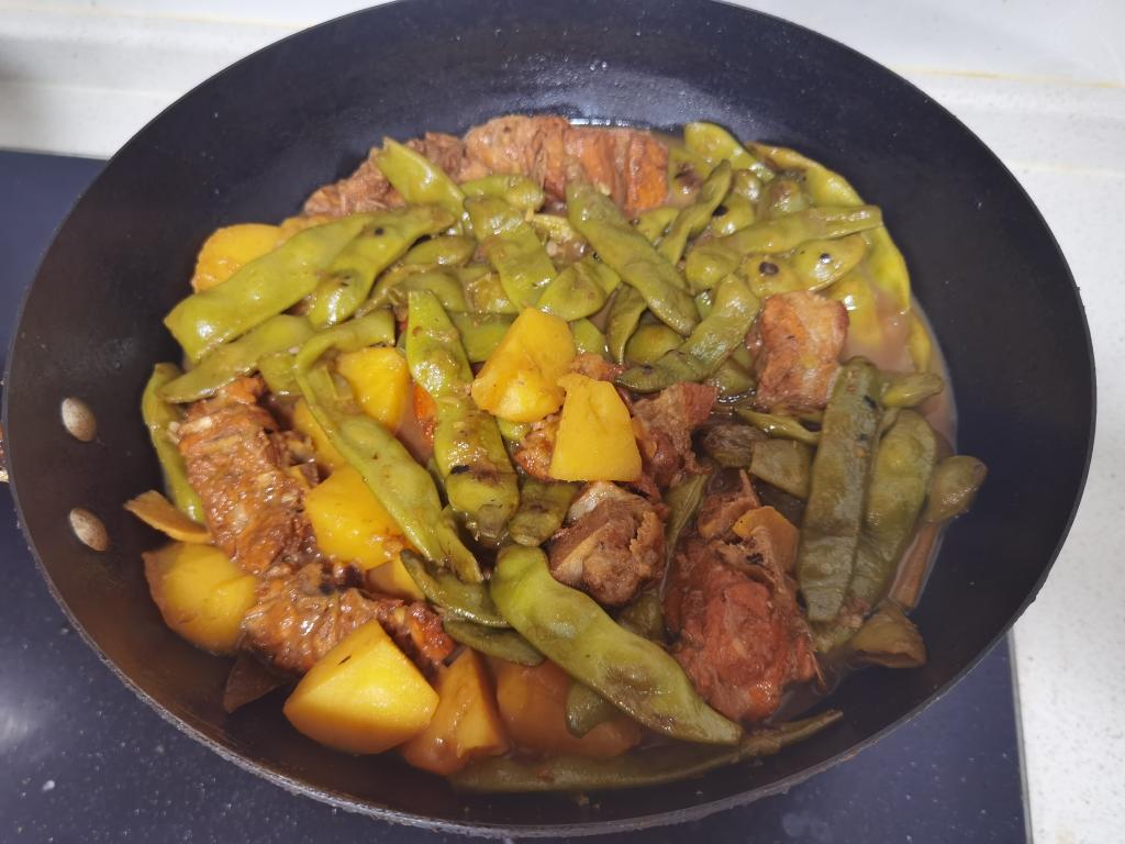 排骨炖豆角