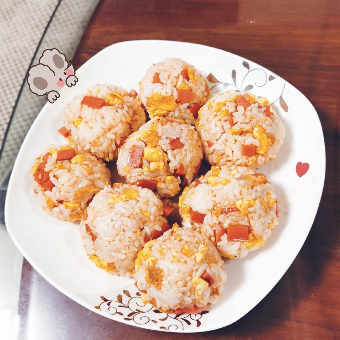 小盆友超爱的肉松饭团子
