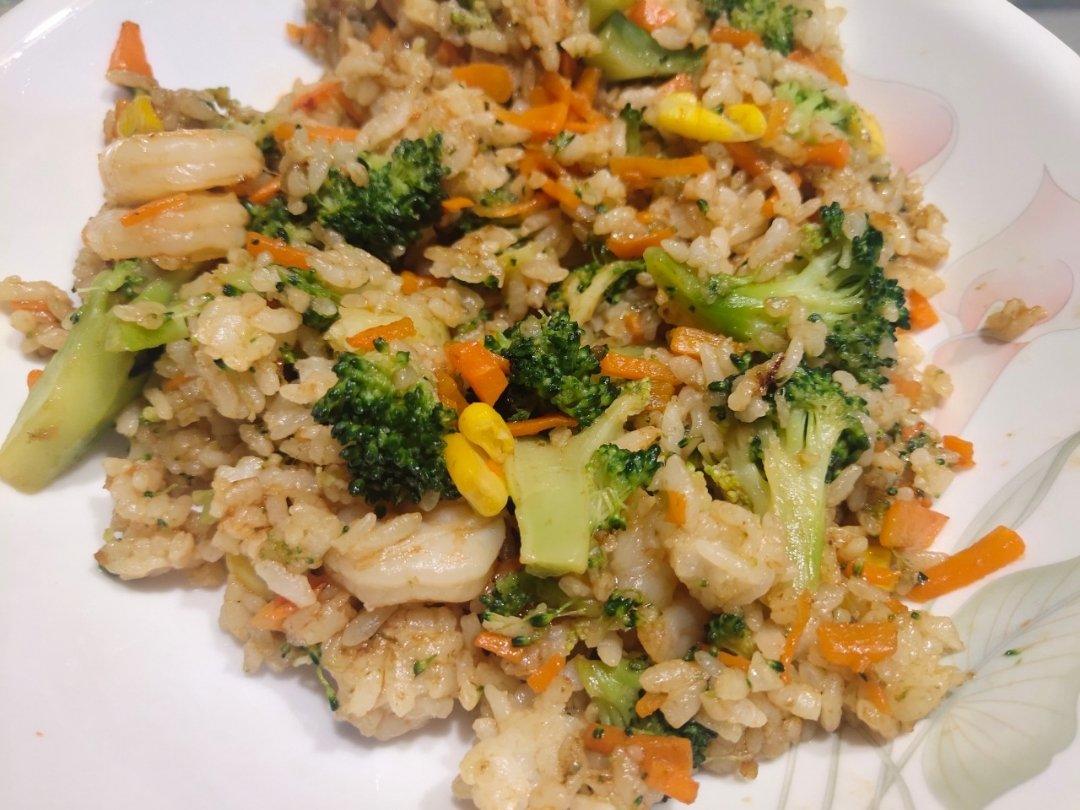 全网最好吃的【虾仁炒饭】！