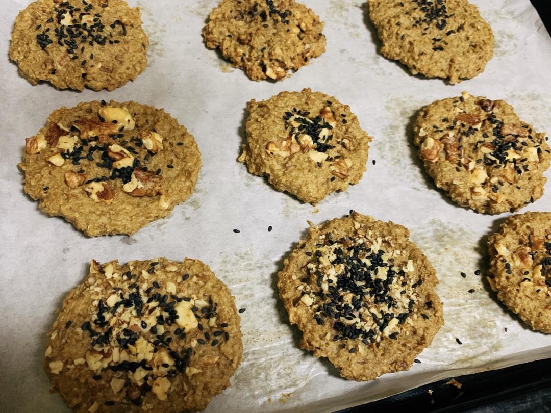 燕麦杏仁粉消化饼（消耗杏仁粉）无面粉