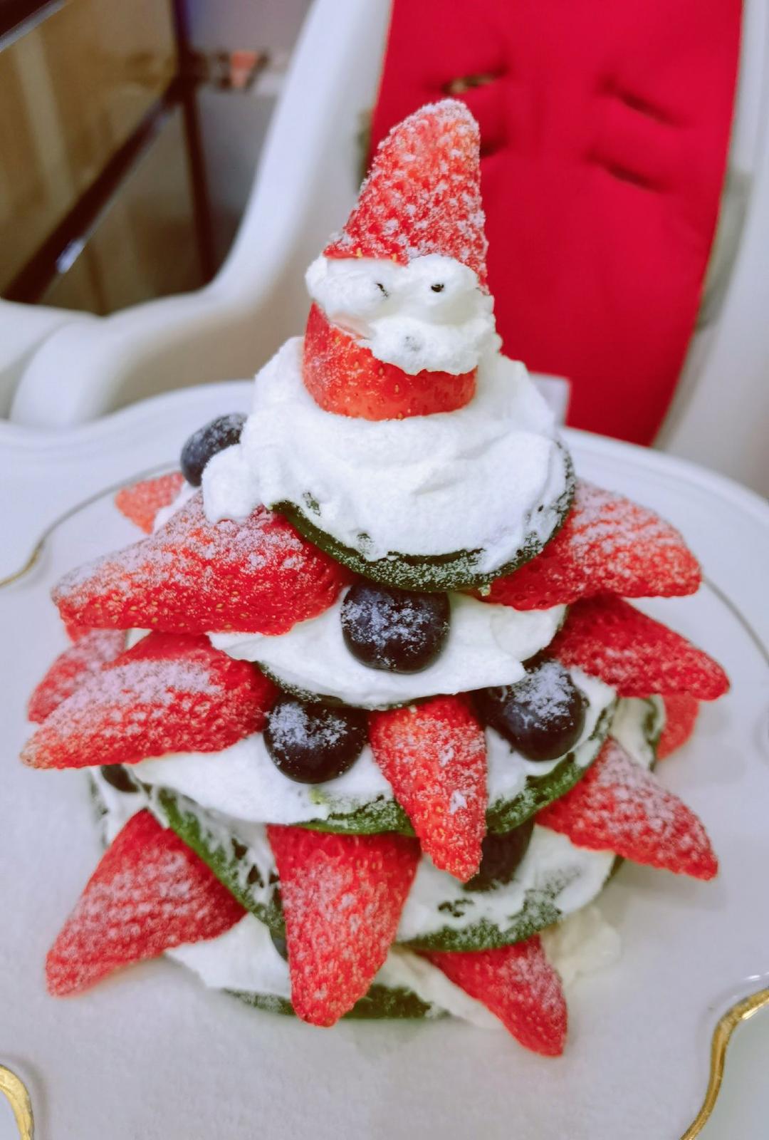 免烤箱❗️高颜值巨好吃的圣诞树松饼蛋糕🎄手把手教你做，让我们一起快乐过圣诞。