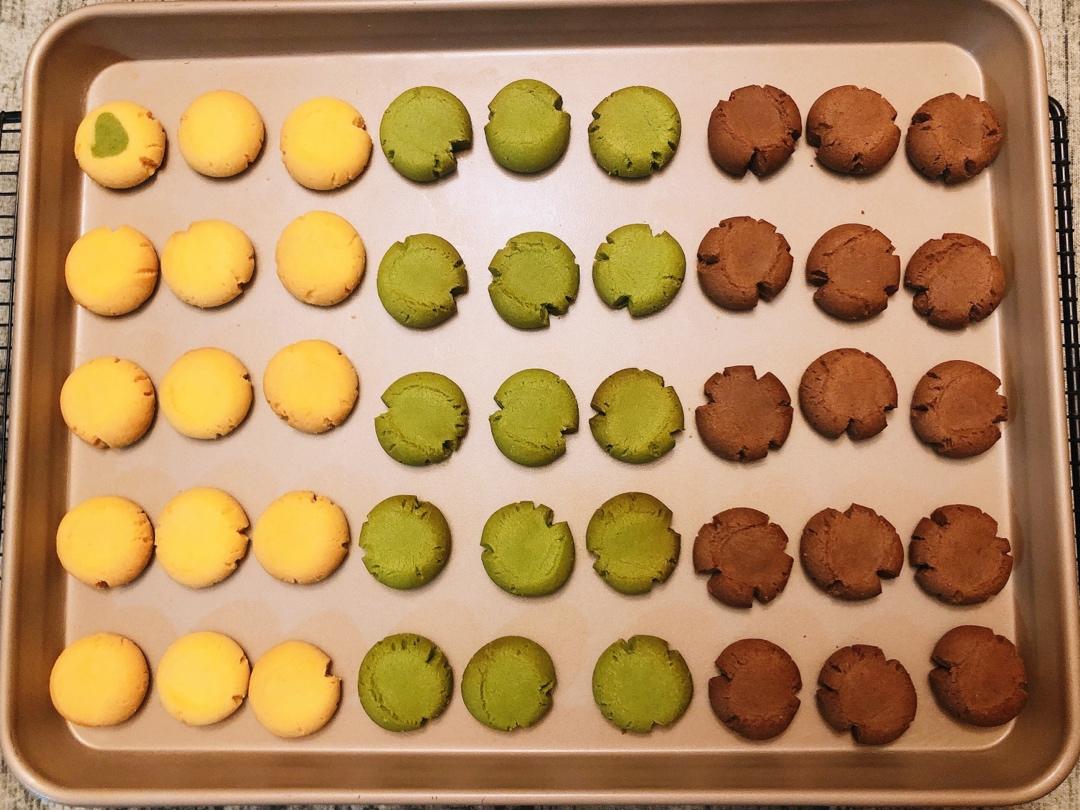 三色玛格丽特饼干