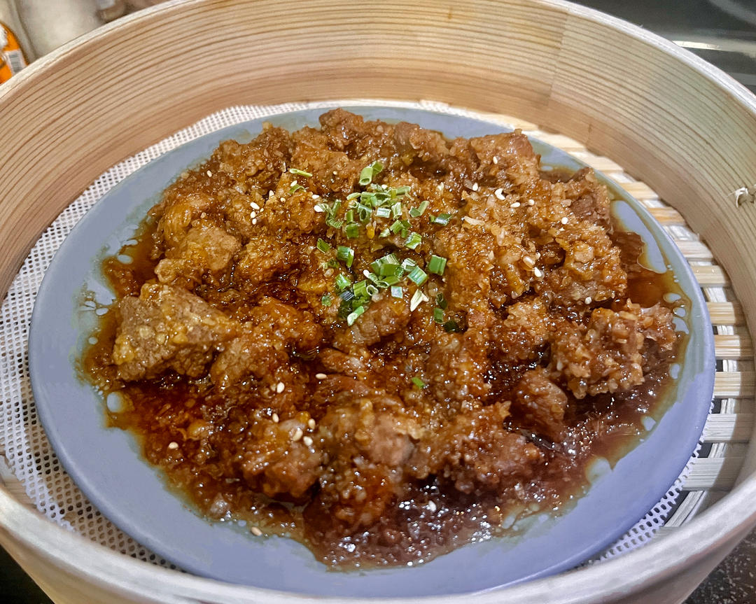 传统小笼粉蒸牛肉（粉蒸肉）