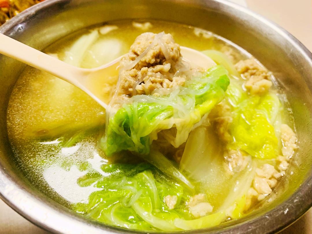 猪肉白菜粉丝汤