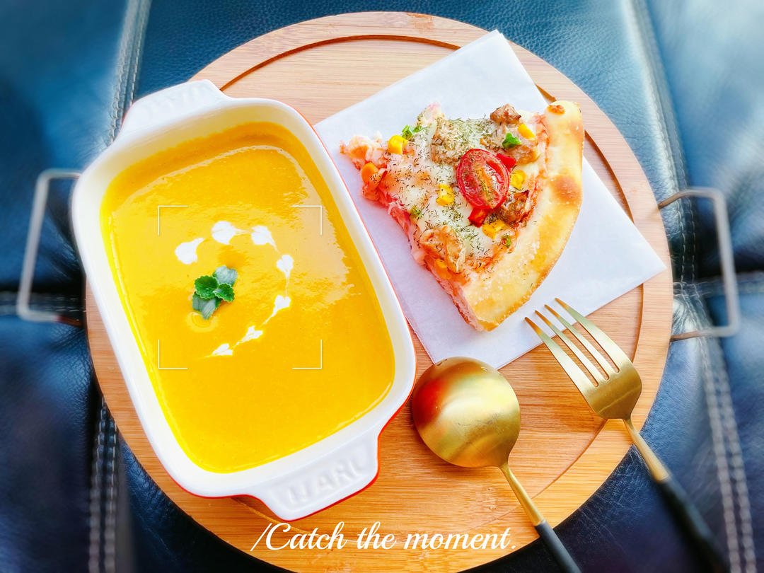 简单版奶油南瓜汤，有颜值又有营养