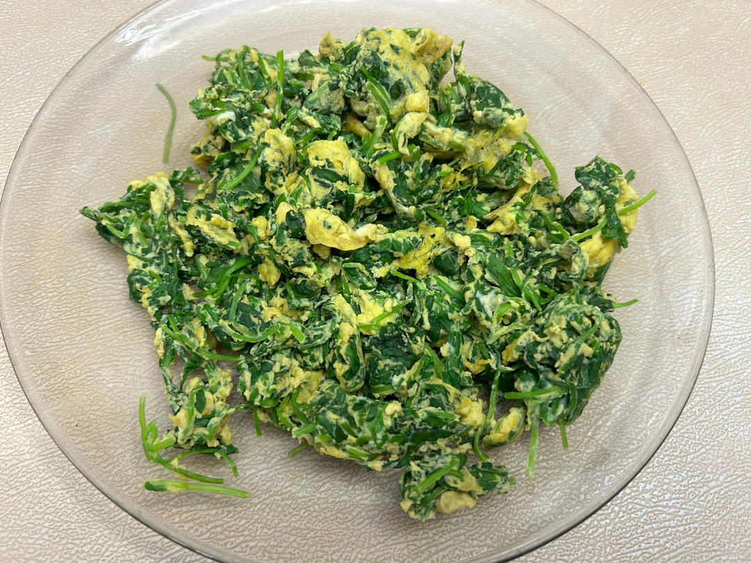 荠菜炒鸡蛋（春天的味道）