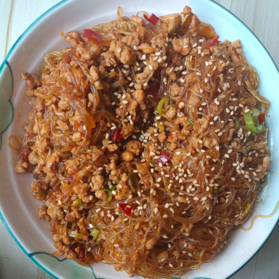 蚂蚁上树(肉末炒粉丝)超下饭‼️十分钟搞定