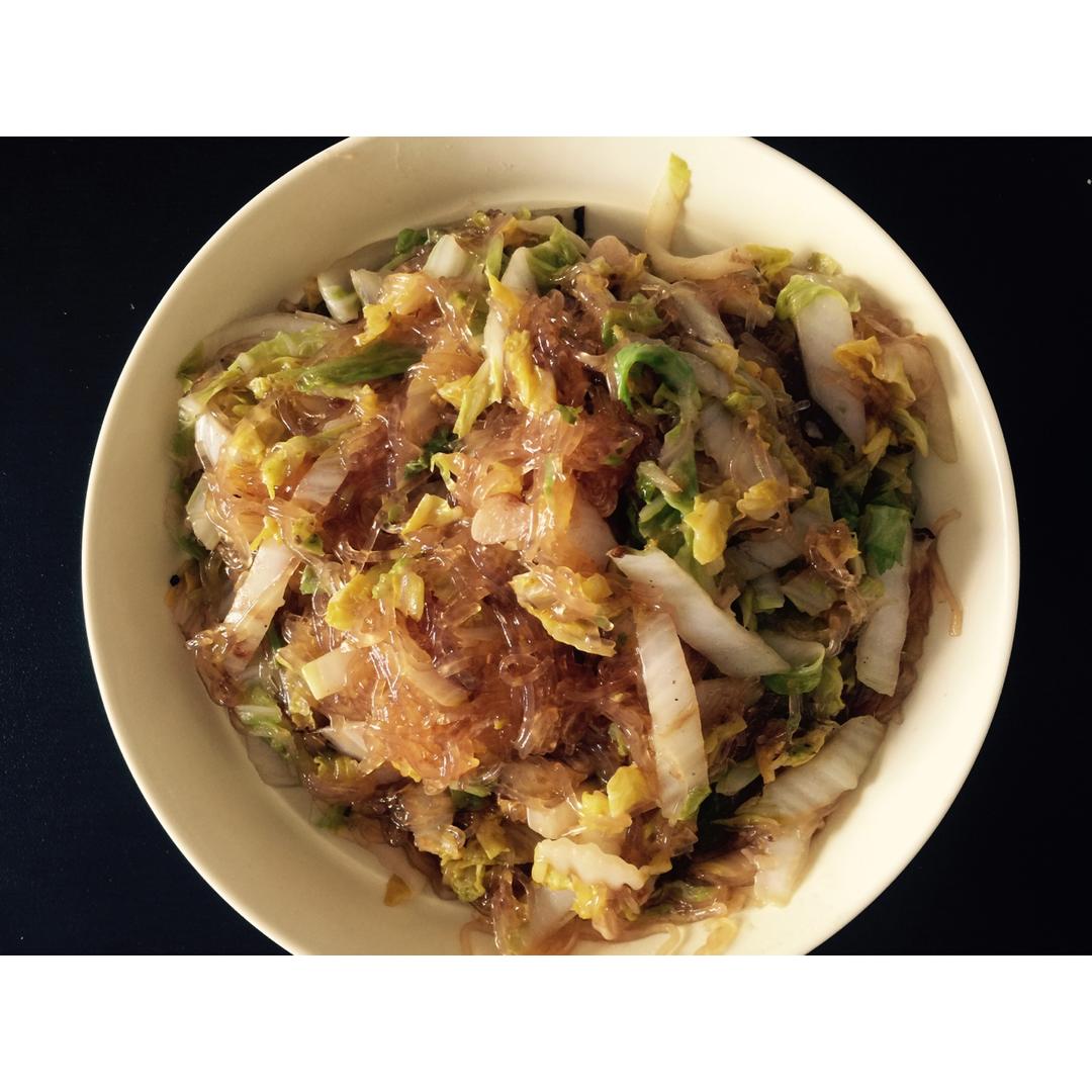 白菜炒粉丝