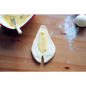 杏仁奶酥面包的做法 步骤5