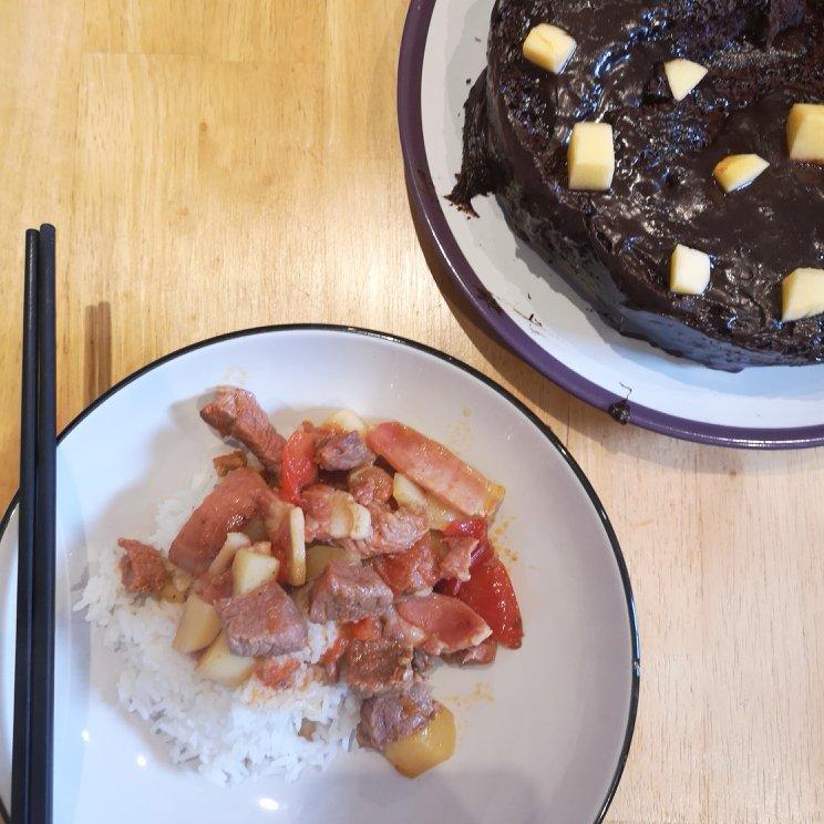 番茄土豆炖牛腩