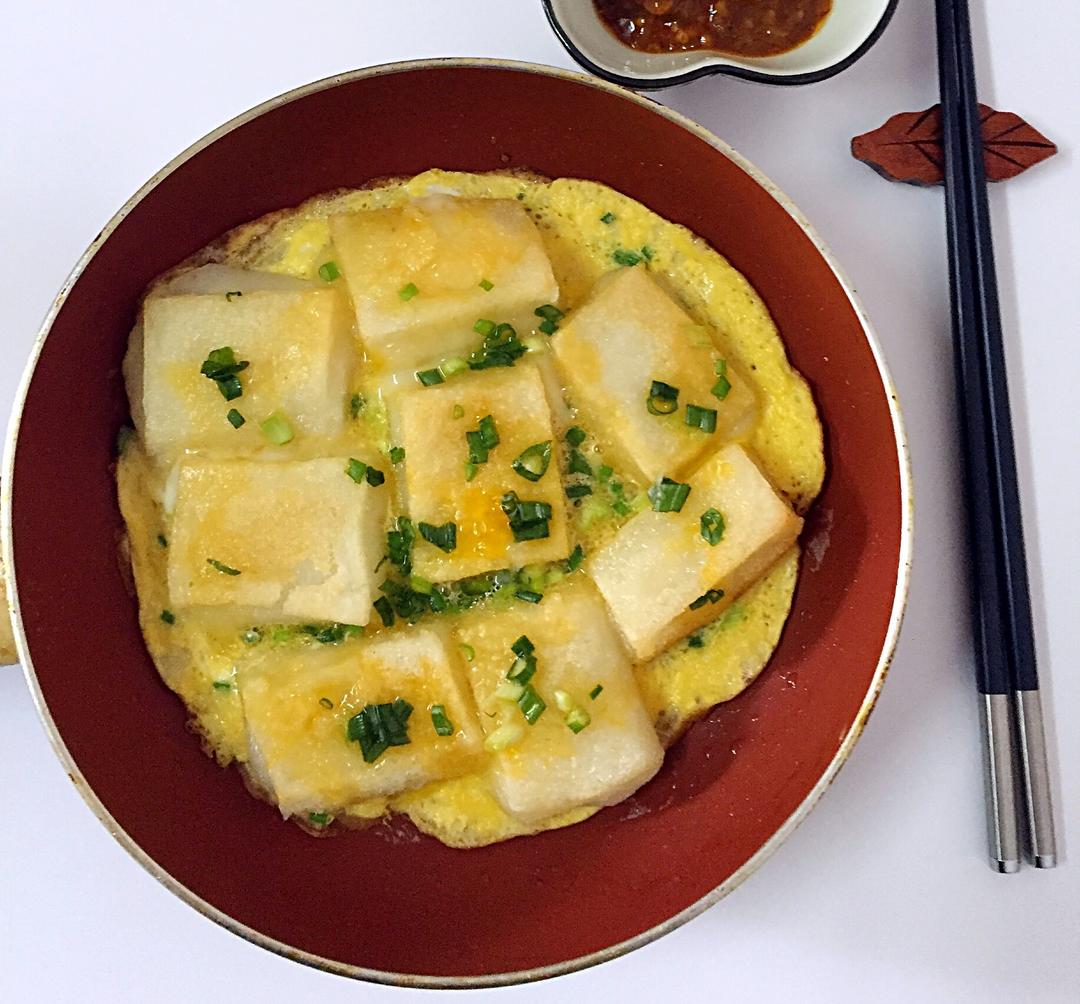 年糕煎蛋的做法