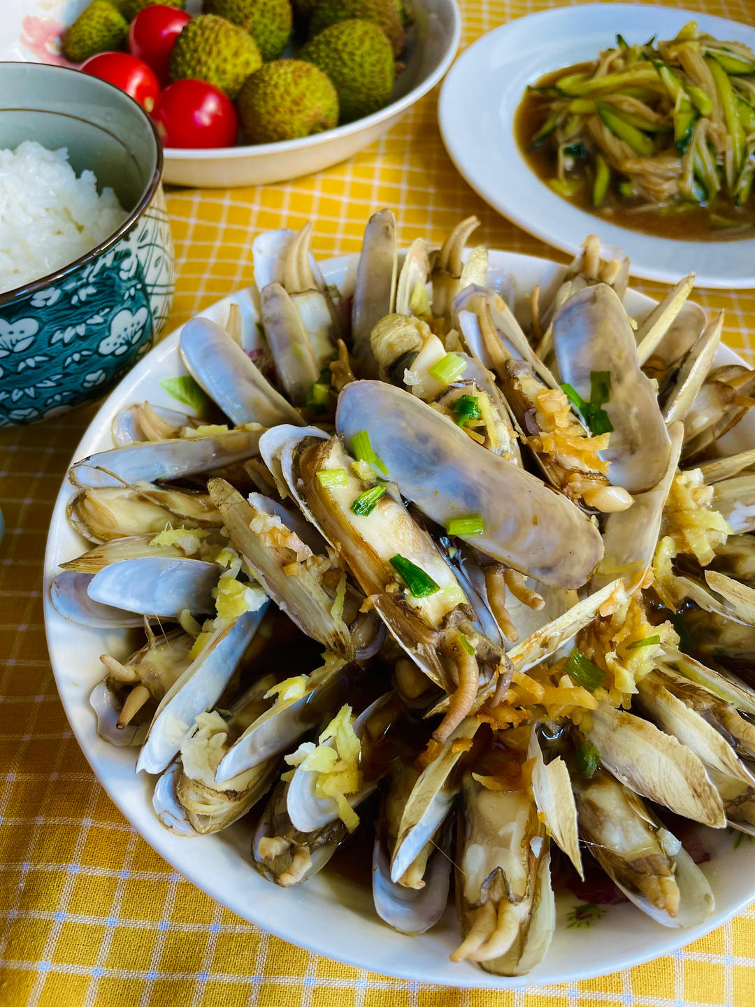 葱油蛏子