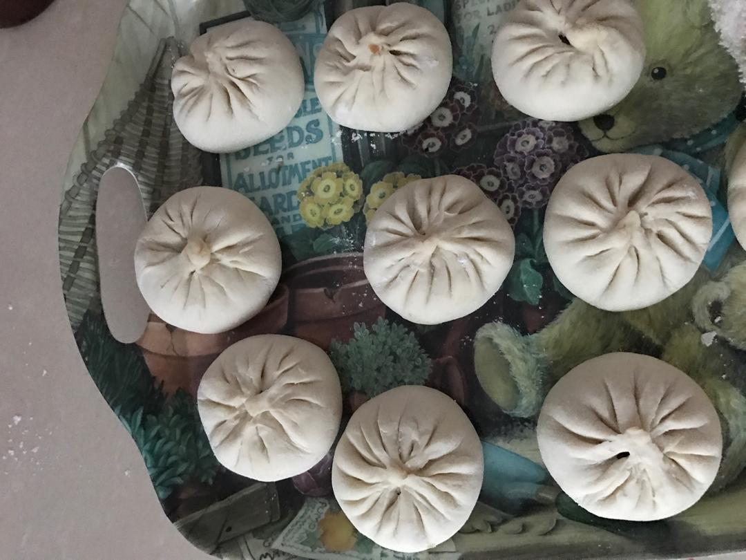 手工包子（肚脐包）