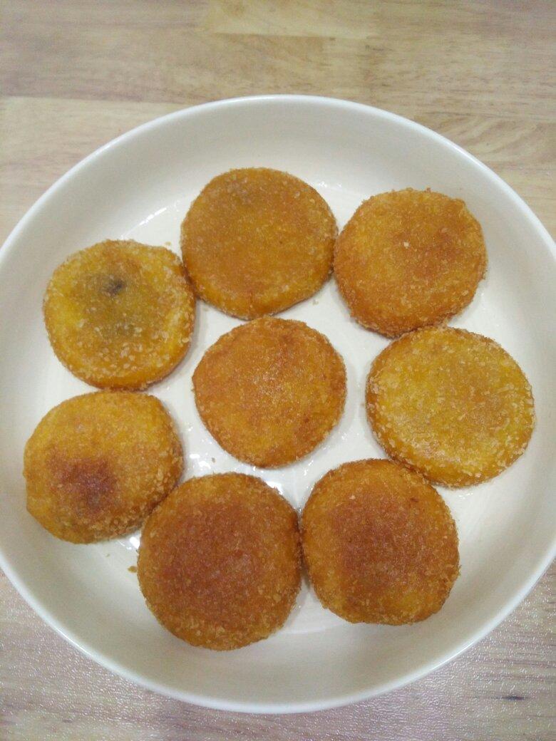 雪花南瓜饼