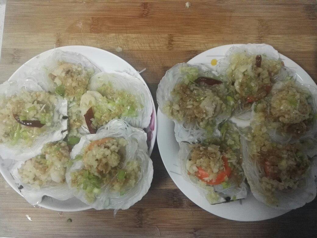 蒜蓉粉丝蒸扇贝