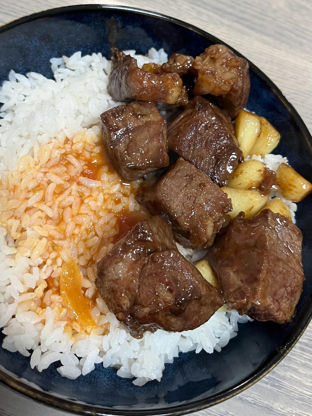 好吃到舔盘的蒜香黑椒牛肉粒