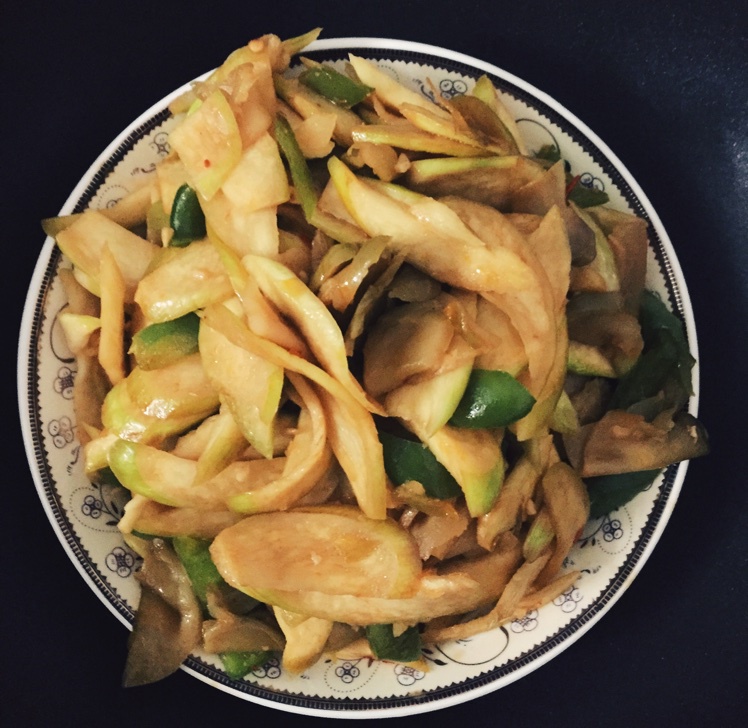 榨菜青椒土豆丝