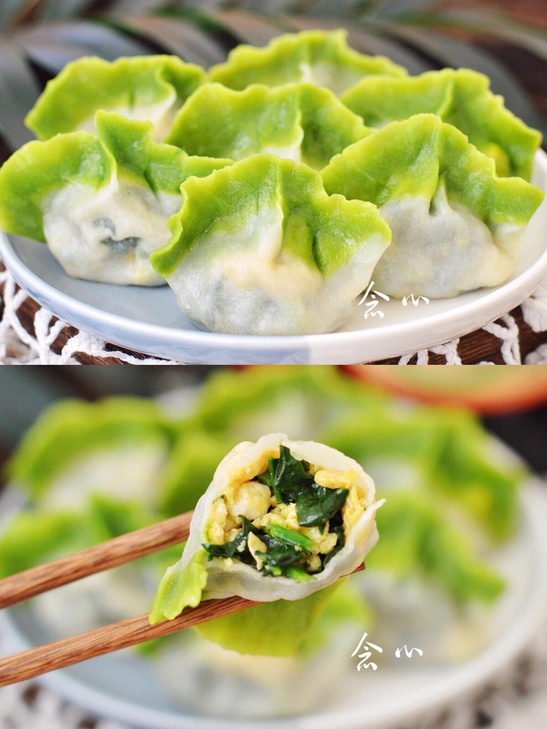 好吃不怕胖-菠菜水饺