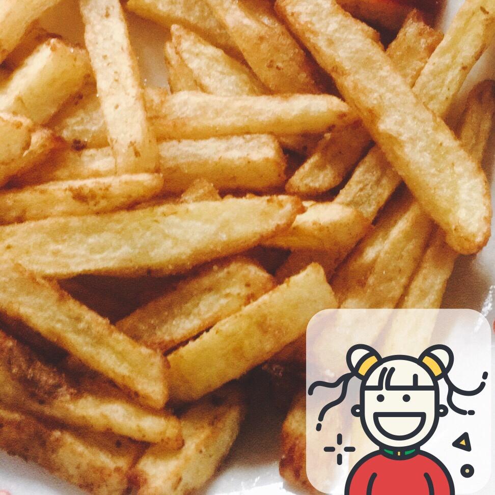 新手一次成功的炸薯条（脆脆的，不信你试一下😄）