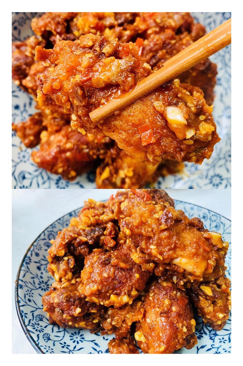 🔥色香味俱全—韩式炸鸡🍗的做法