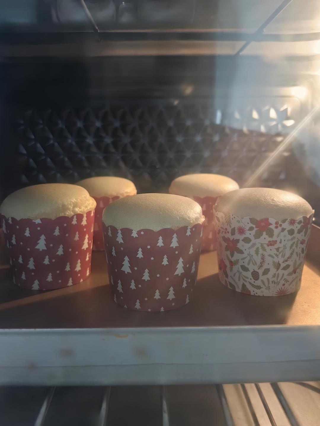 不塌陷不开裂的戚风(杯子、6寸）蛋糕