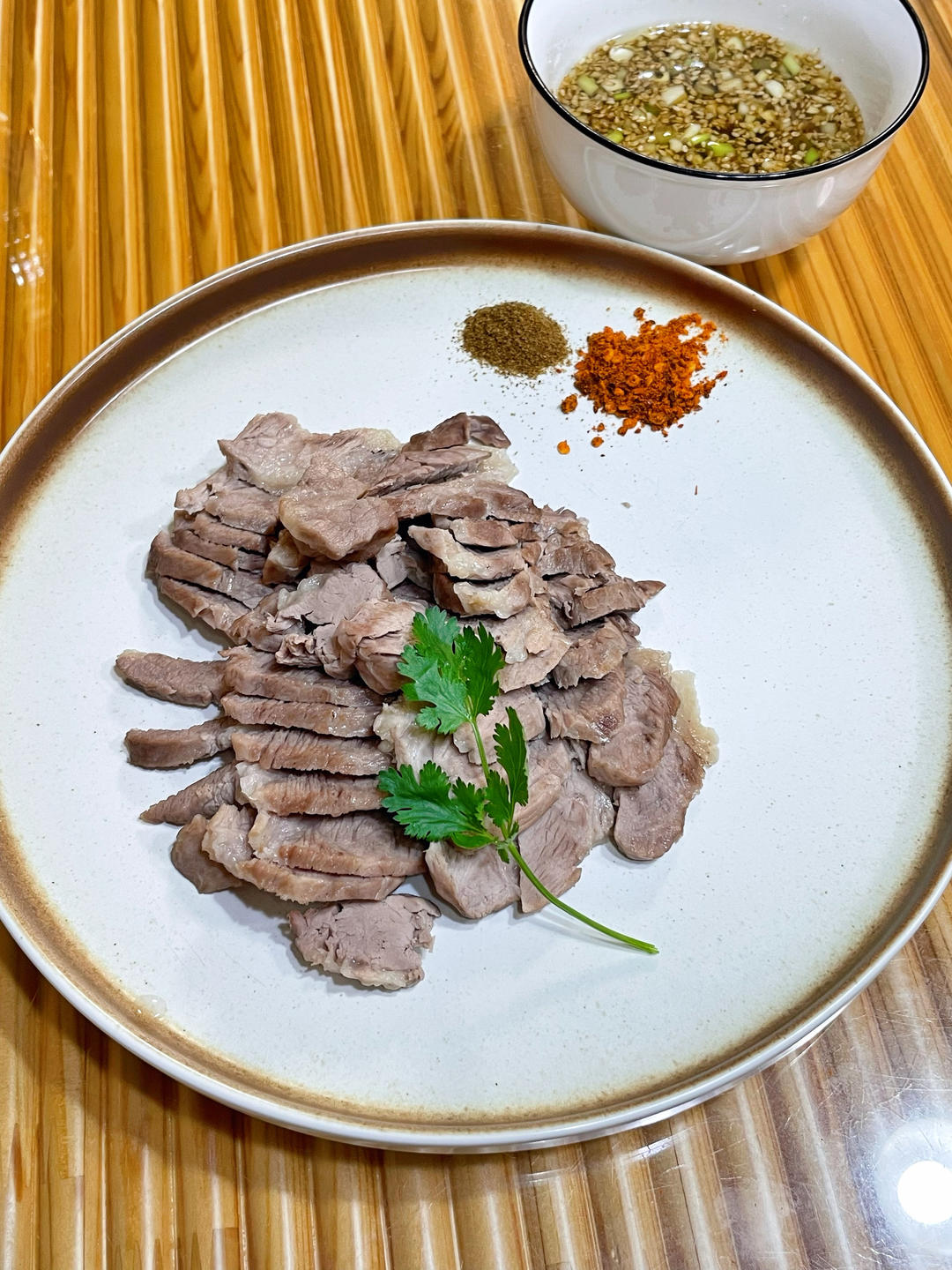 白切梅花肉