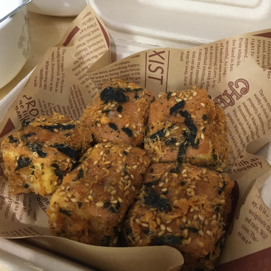 朋友都说比鲍师傅好吃的海苔肉松小贝