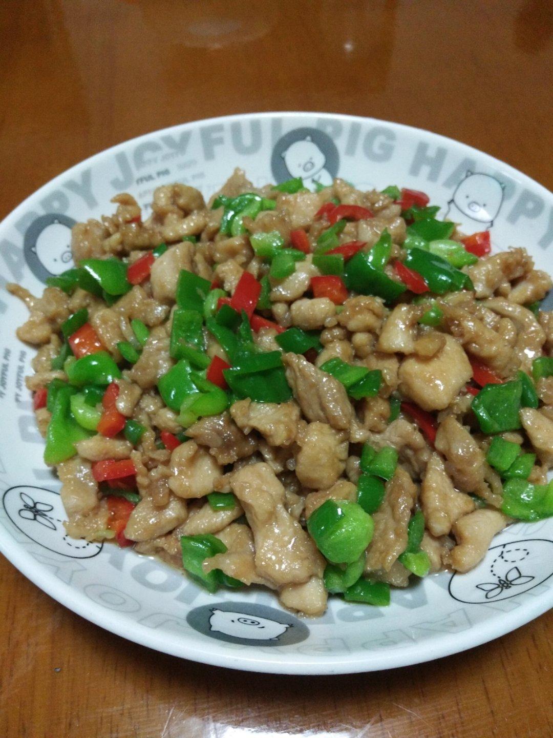 青椒炒鸡腿肉（大厨级别）