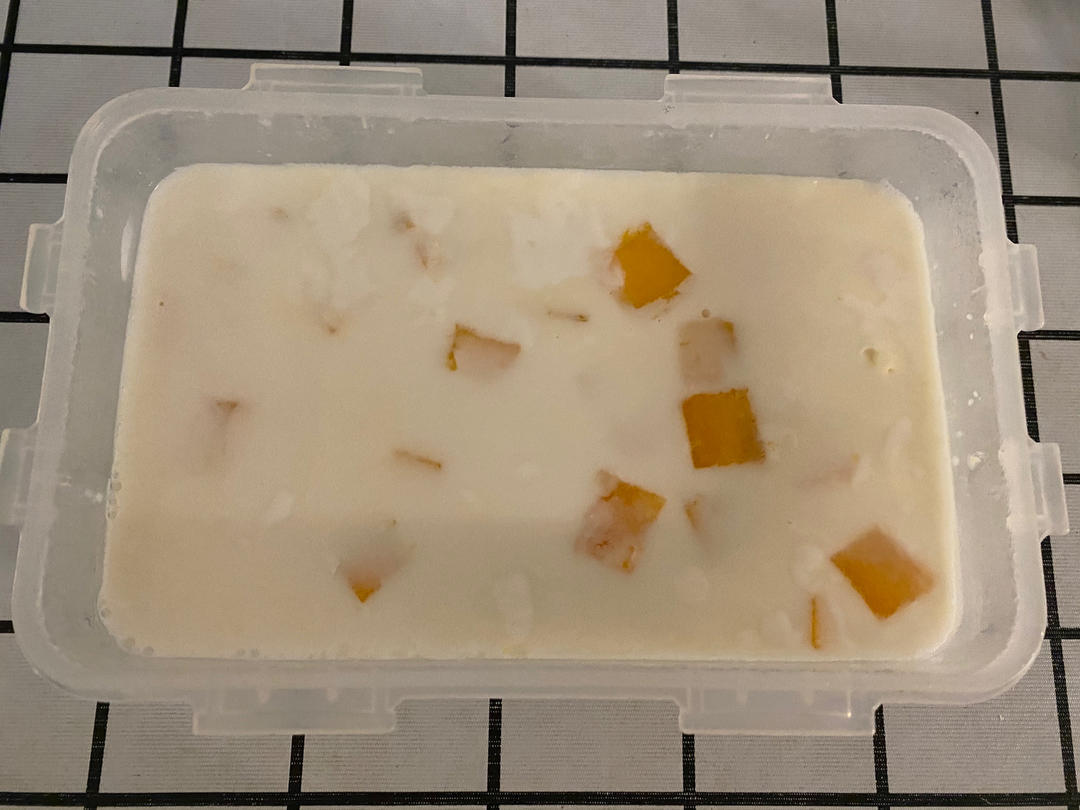 0失败的芒果椰汁糕