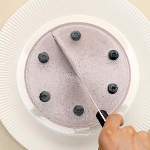 蓝莓燕麦牛奶慕斯的做法 步骤4