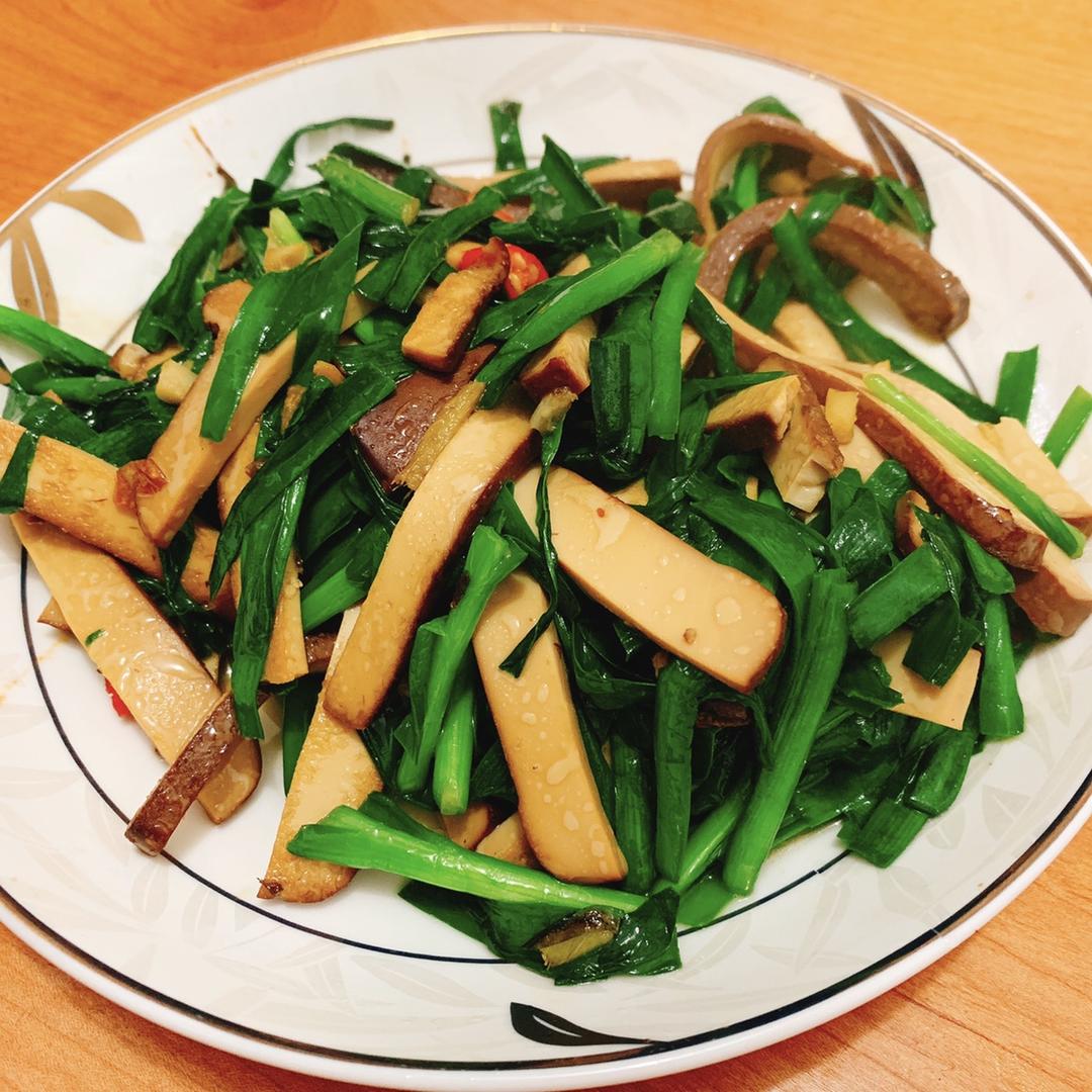 wan_做的凉拌韭菜鸡蛋干