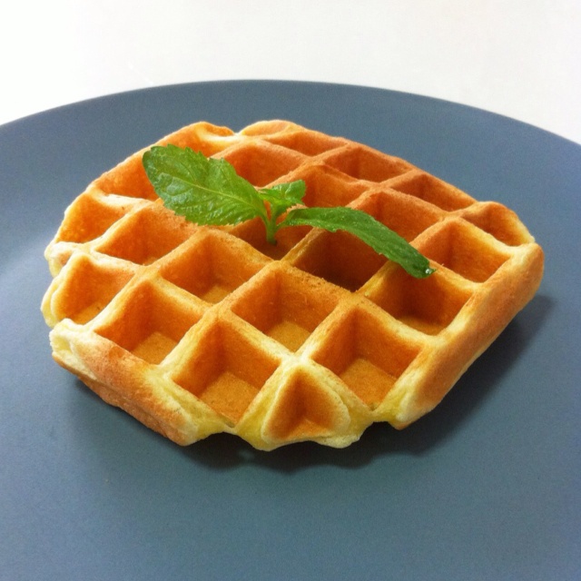 咖啡豆12做的华夫饼