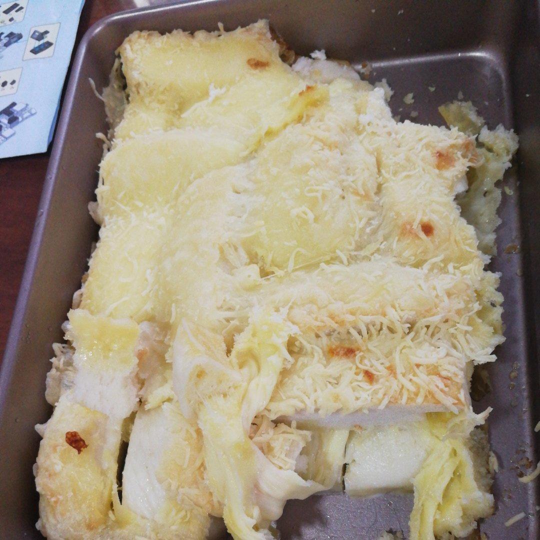 简单早点：芝士焗馒头片