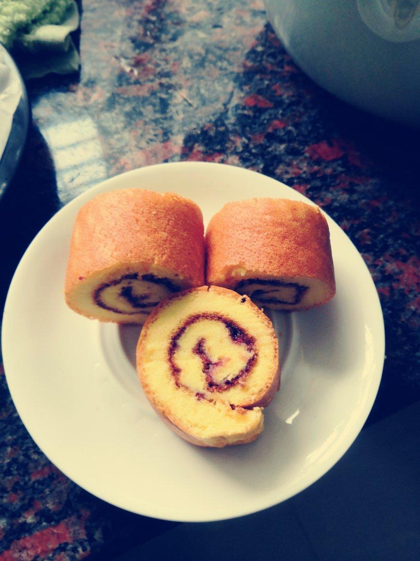 原味蛋糕卷