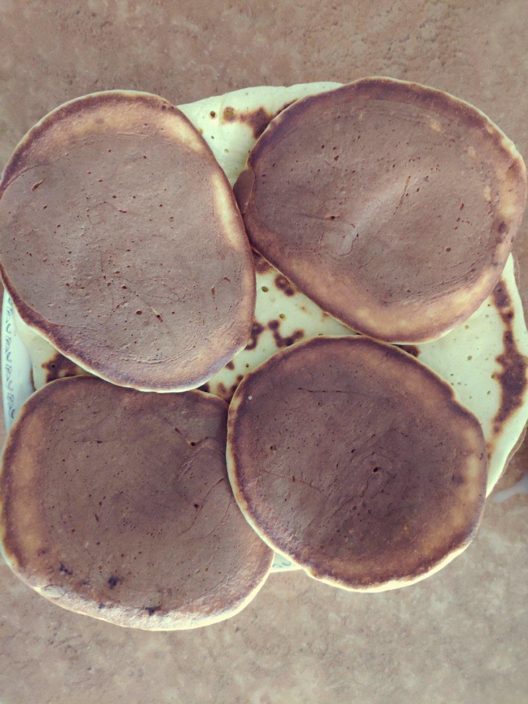 超级简单pancake【无黄油健康版】