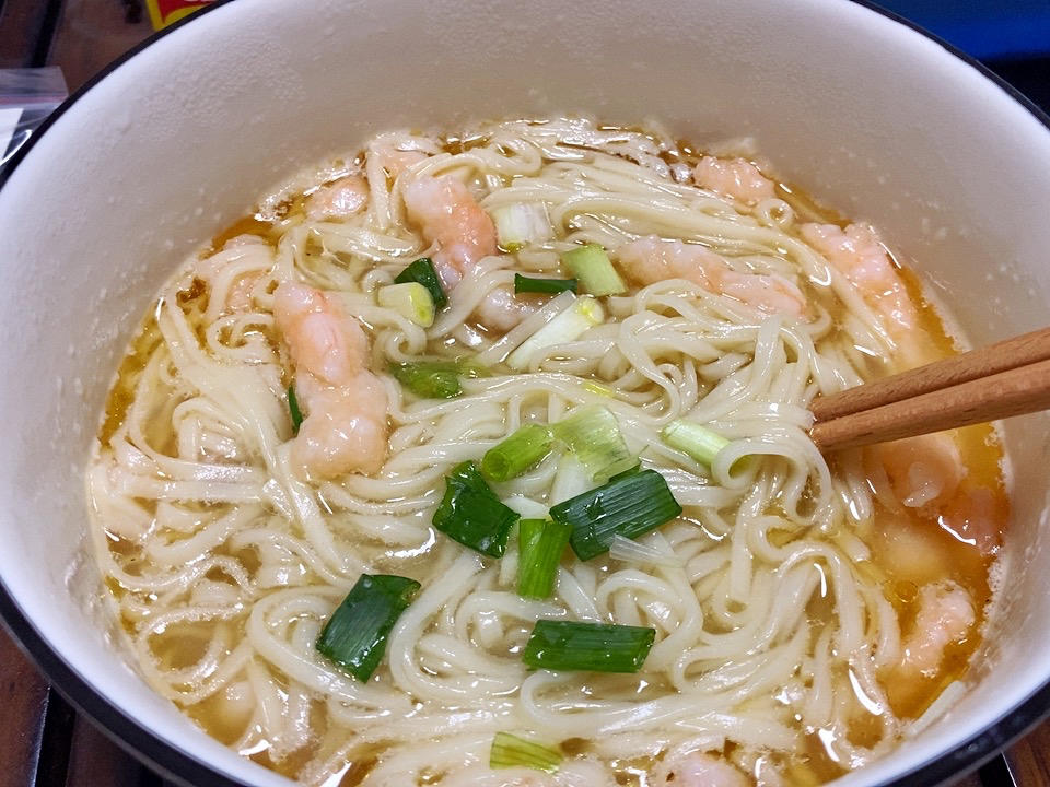 candy297做的椰香虾滑面