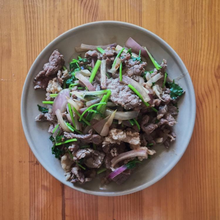 【健康三餐】香菜炒牛肉