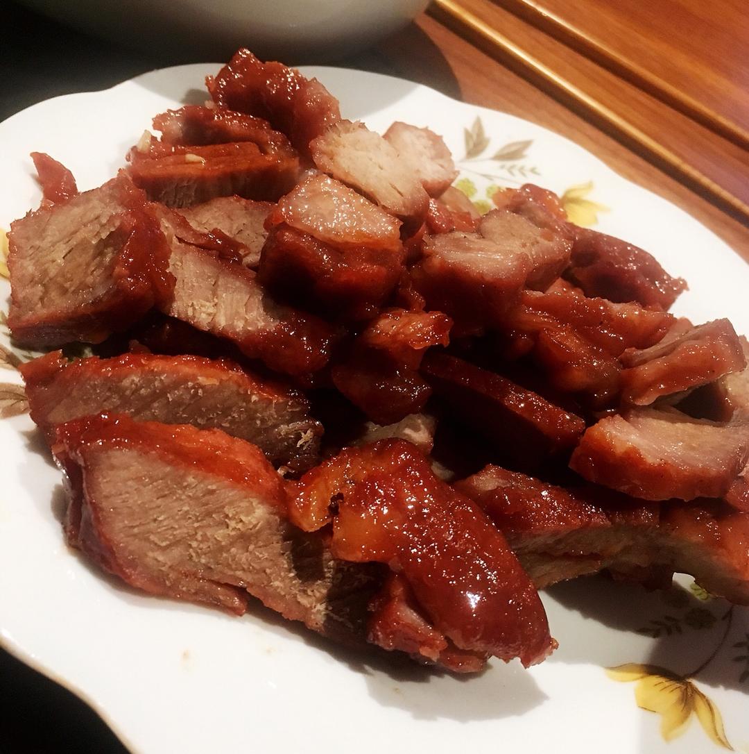 超简单平底锅叉烧肉，多汁味浓不能再快手