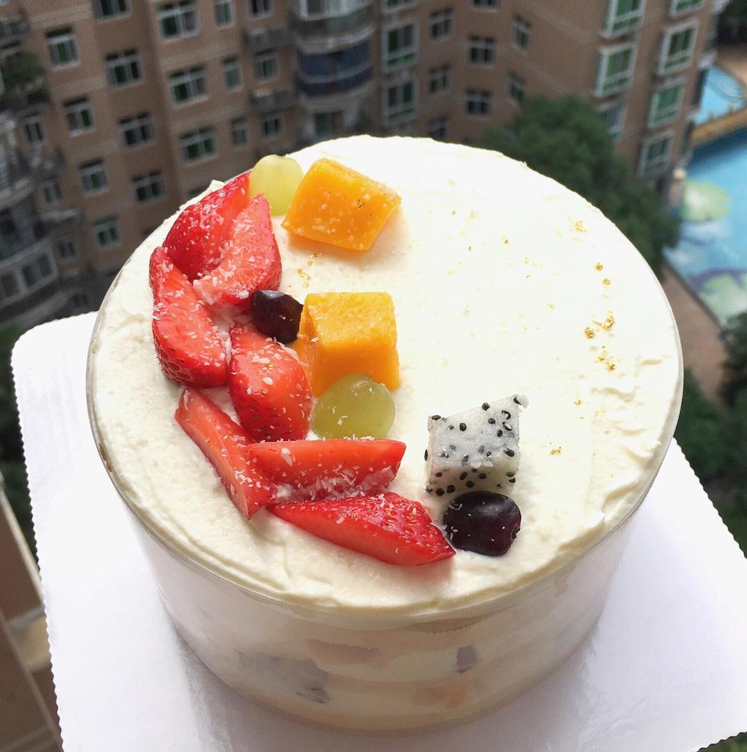 春暖花开缤纷裸蛋糕