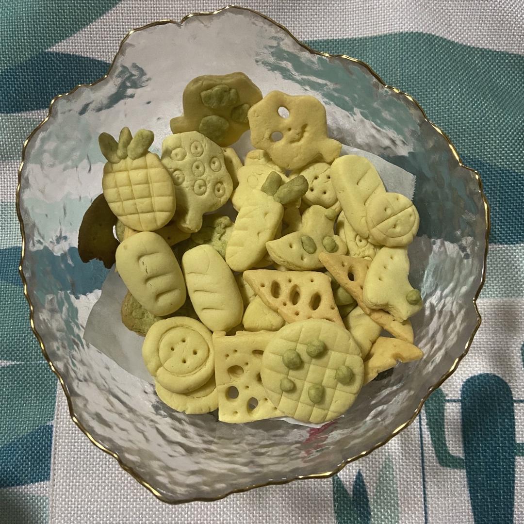 没有模具也能做的卡通饼干