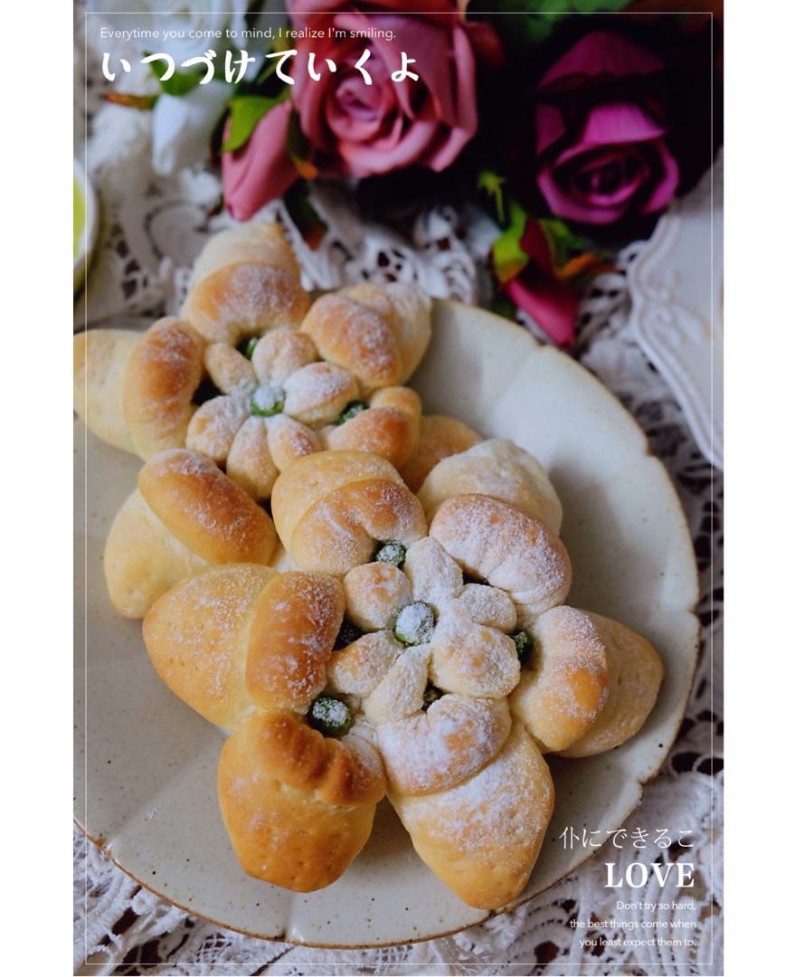 🌺春天里～花朵面包🌺
