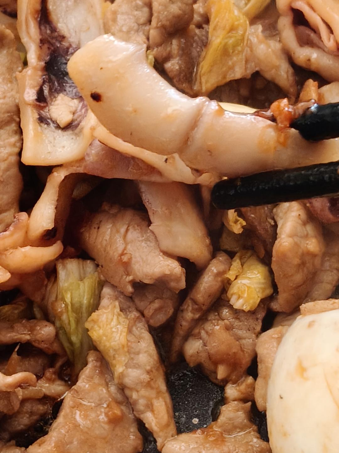 小鱿鱼干炒肉丝