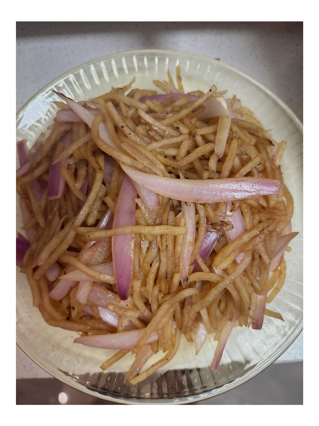 醋溜洋葱土豆丝