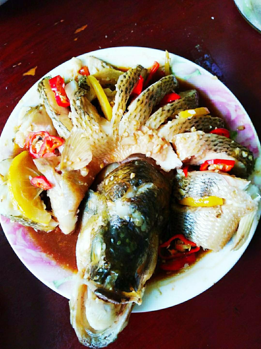家常美味—开屏鱼（清蒸鲈鱼）