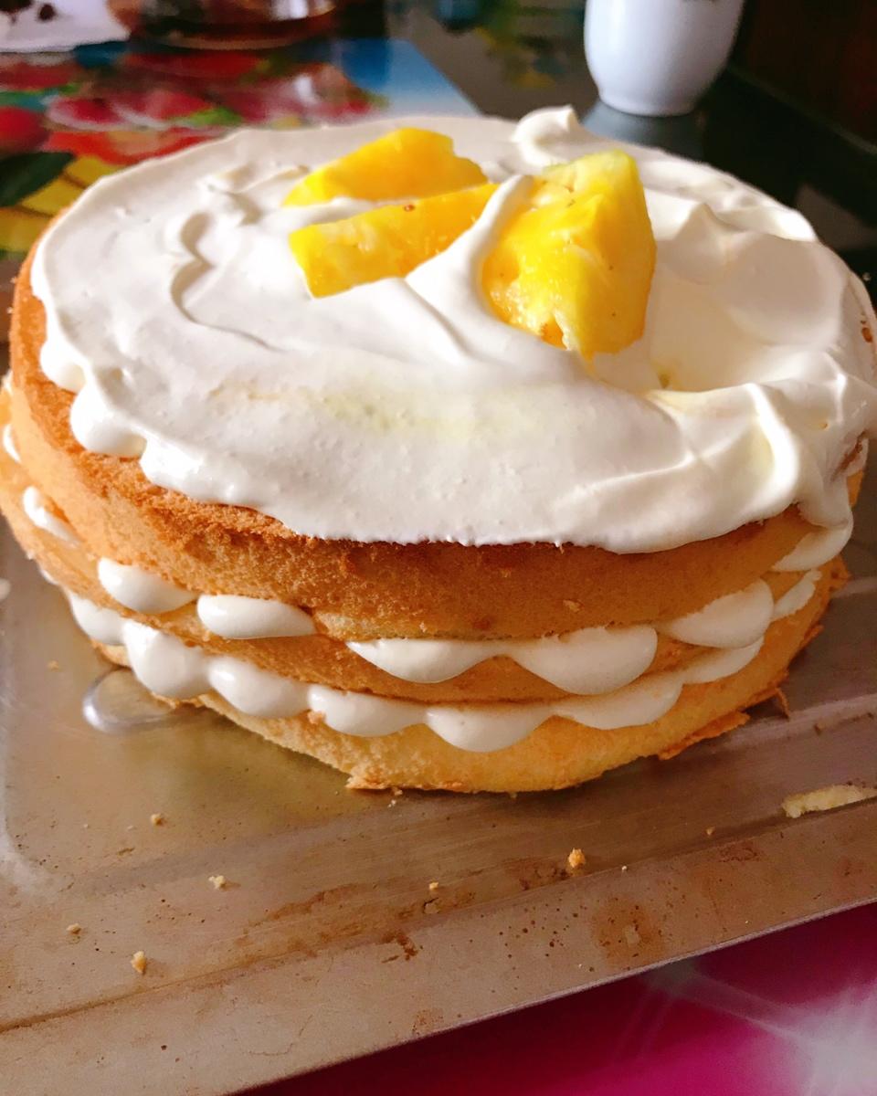 香橙凝乳奶油蛋糕