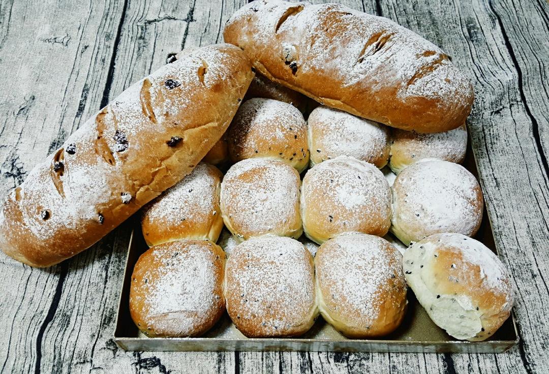 蔓越莓全麦黑糖面包