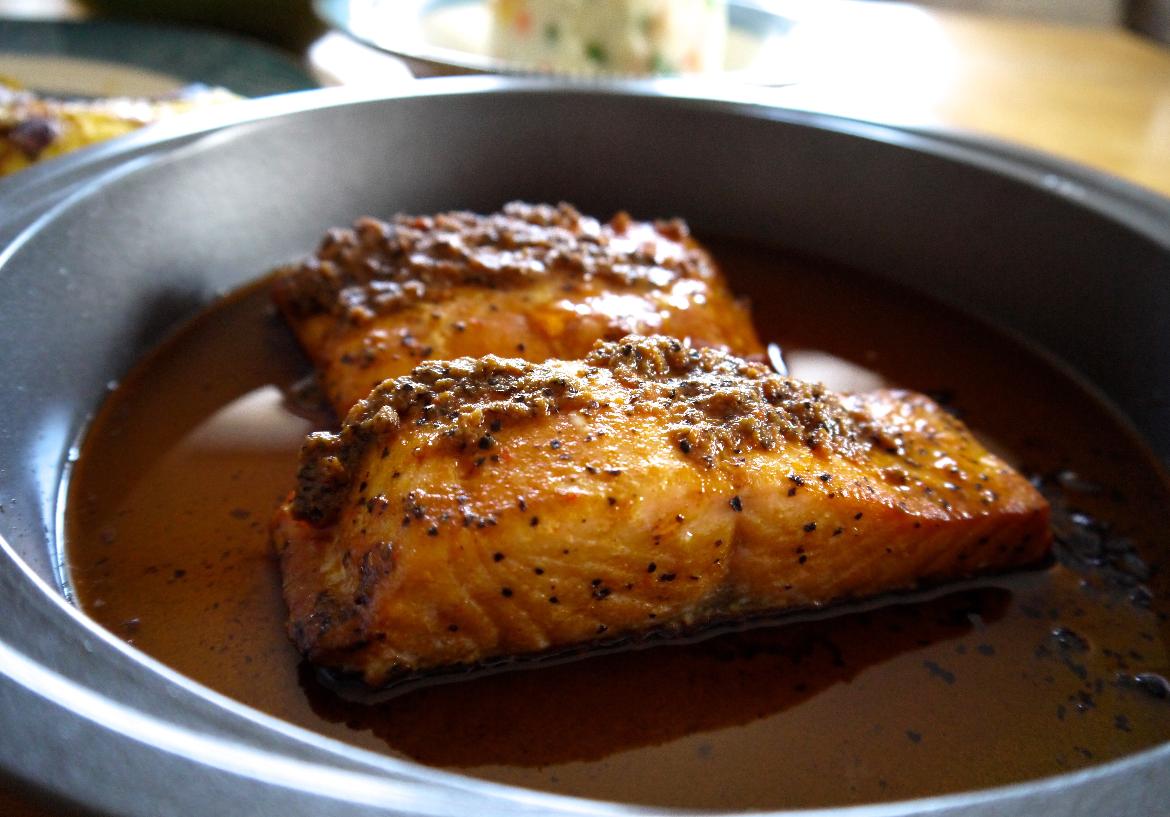 意大利烤三文鱼