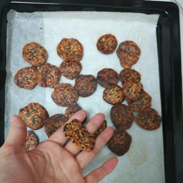 超简单超好吃的芝麻薄脆