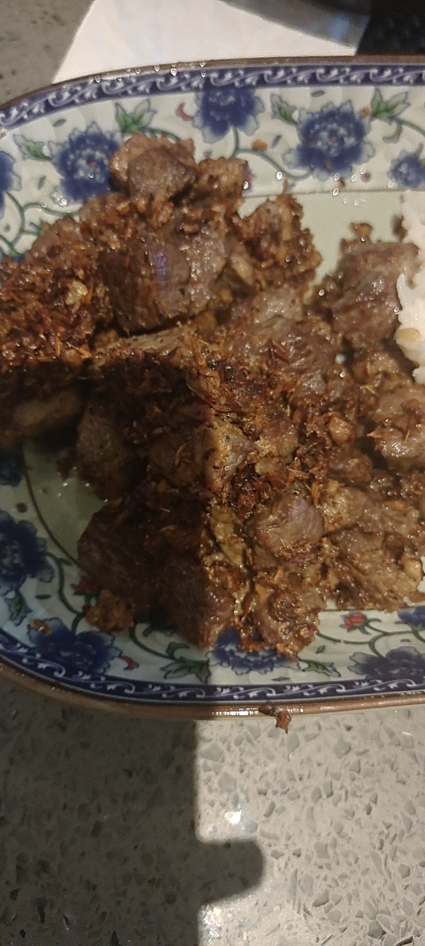 孜然牛肉粒