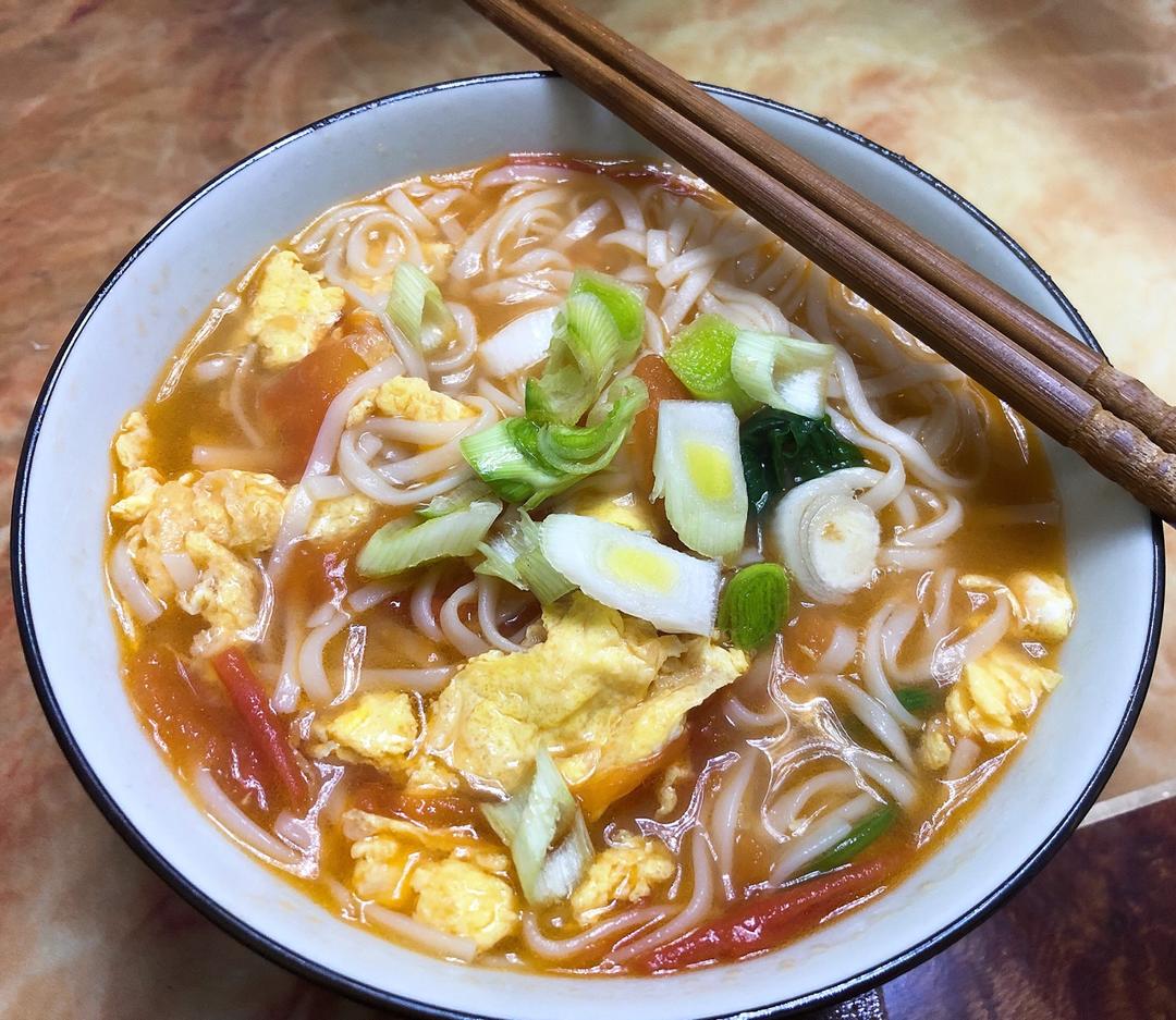 超级入味好吃的番茄鸡蛋面